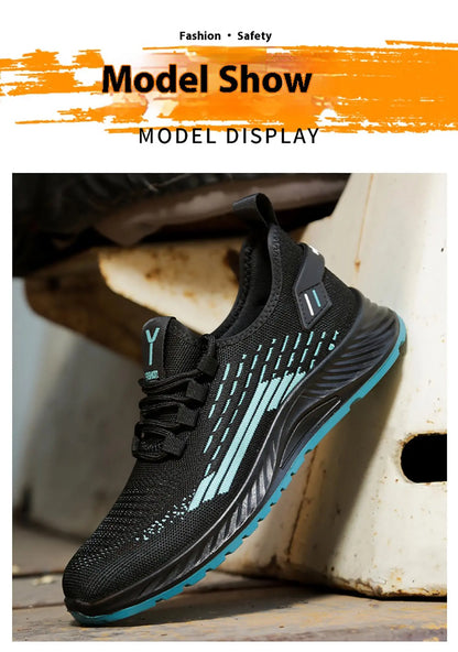 Summer New Breathable Insulated Safety Shoes Anti smashing, Anti piercing, Wear resistant Work Shoes