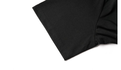 Anime Gengar Front and Rear Printed T-shirt Men and Women Summer Y2K Harajuku Loose Casual Versatile Short-sleeved Top