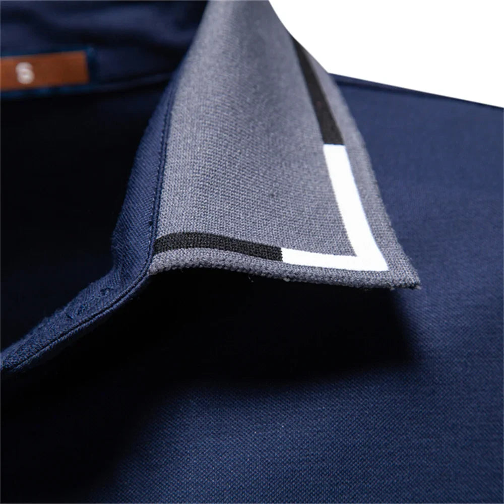 Men's Slim Fit Short Sleeve Polo Shirt Solid Color Lightweight Breathable Fashion Summer Polo Shirts for Men