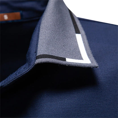 Men's Slim Fit Short Sleeve Polo Shirt Solid Color Lightweight Breathable Fashion Summer Polo Shirts for Men