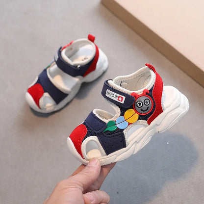 2026 Summer Girls Kids Sandals Soft Comfortable Closed Toe Protective Sandals,Cartoon Colorful Cute Shoes Kids Summer Boys Girls