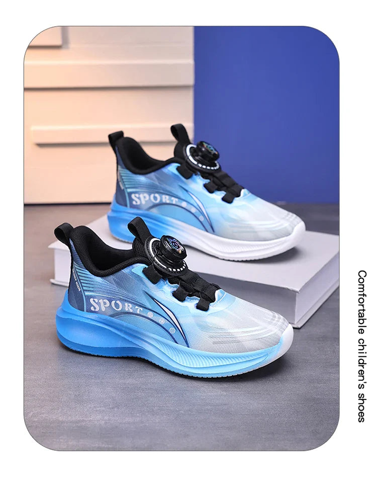 Kids Sneakers Breathable Student Boys Basketball Sports Shoes for Children Outdoor Training Trendy Tennis Size 28-39