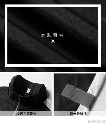 Sports Suit Men's Spring and Autumn Casual Running Sportswear Cardigan Casual Sweater Three-piece Suit