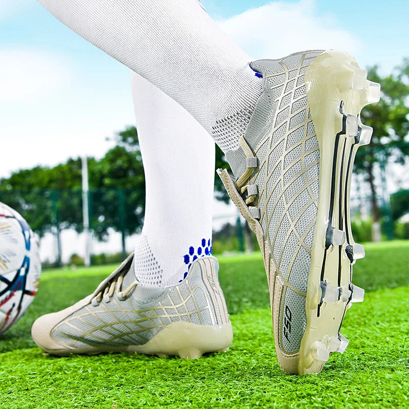 8552 High Quality Mens Soccer Shoes Training Non-Slip Turf Soccer Cleats TF/FG Football Sneakers Chuteira Campo F50