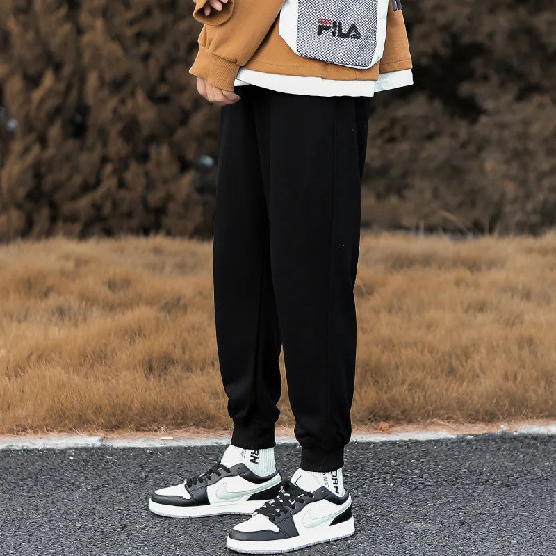 Classic Running Streetwear Casual Men's Satin Belt Harem Jogging Pants Men's Slim Fit Spring Work Pants Multi Pocket Men's Pants