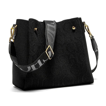 Classic Retro New Solid Color Letter Design Women's Shoulder Bag Fashion Party Multifunctional Occasion Handbag