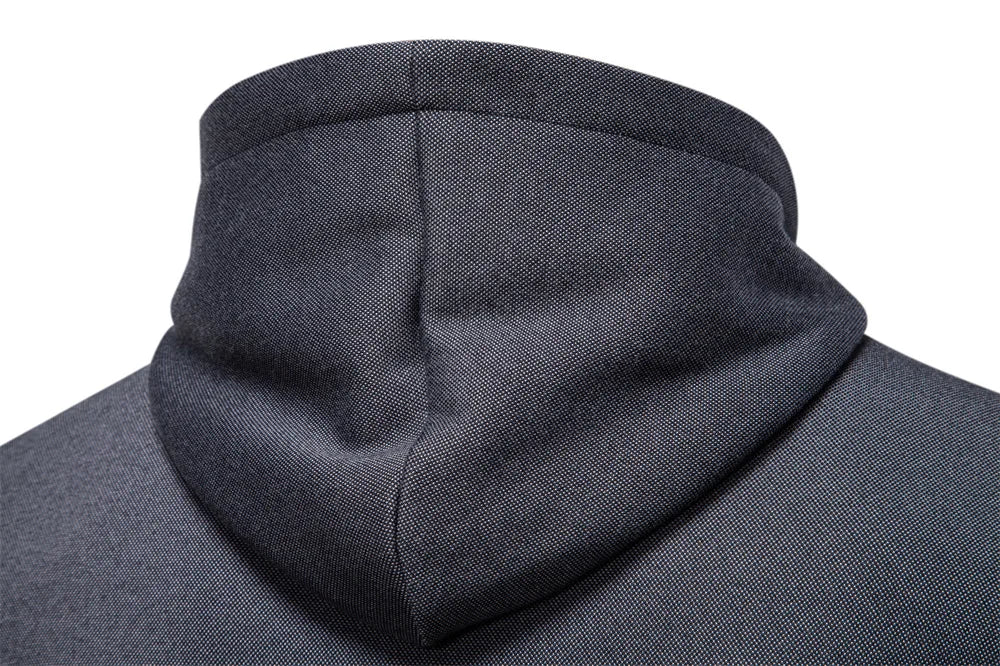 Y2K Zip Up Hoodie Men Solid Color Winter Warm Retro Streetwear Minimalist Design Sportswear Zipper Hooded Sweatshirts
