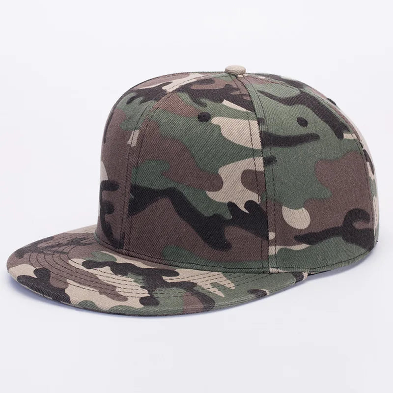 Customized Blank Flat Brim Baseball Cap Men Hip Hop Snapback Sun Hat Women Spring Print Embroidered Logo Visor Cap Streetwear
