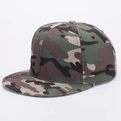Customized Blank Flat Brim Baseball Cap Men Hip Hop Snapback Sun Hat Women Spring Print Embroidered Logo Visor Cap Streetwear