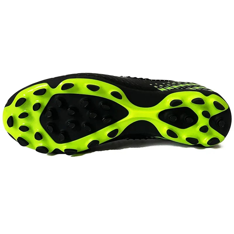 Men Football Cleats Fashion Youth Soccer Shoes Knit Football Training Trainers Breathable Society Campo Non Slip Sports Footwear