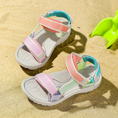 Children's Sandals Summer Boys Breathable Light Non-slip Kids Outdoor Beach Shoes Fashion Girls Open Toed Leisure Flat Sandals