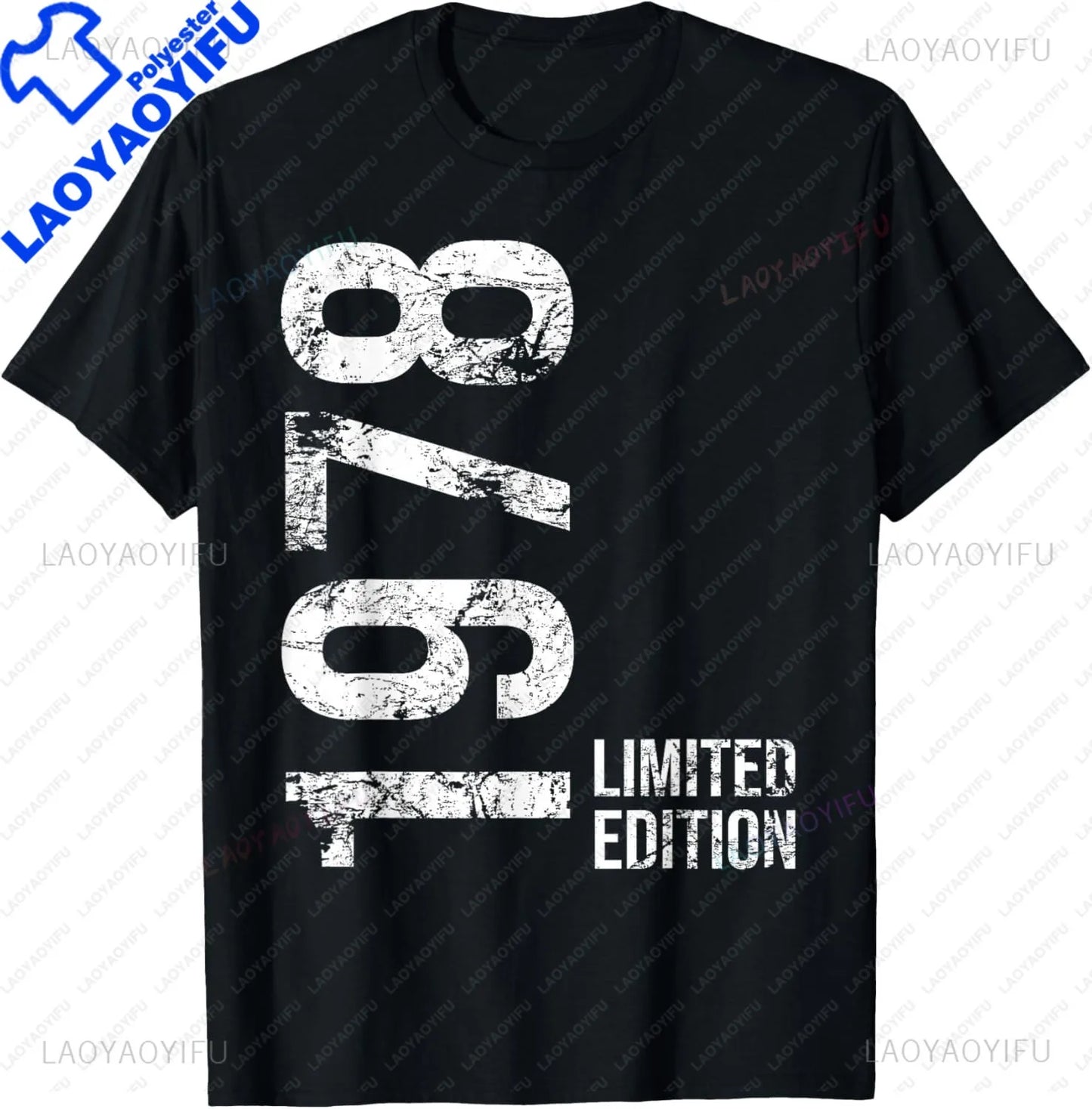 Vintage 1978 Limited Edition Birthday 1978 Men Women Vintage T-Shirt Casual Streetwear Short Sleeve Printed T-shirt