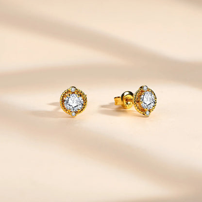 Fashion D Color Moissanite Earrings Real 925 Sterling Silver Passed the Diamond Tester Earrings for Women for Gilft New