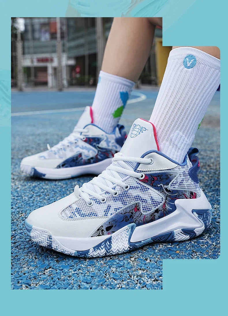 Men Basketball Shoes Light Sports Shoes Trainer Women Unisex Breathable Athletic Outdoor Unisex High Quality Sneakers