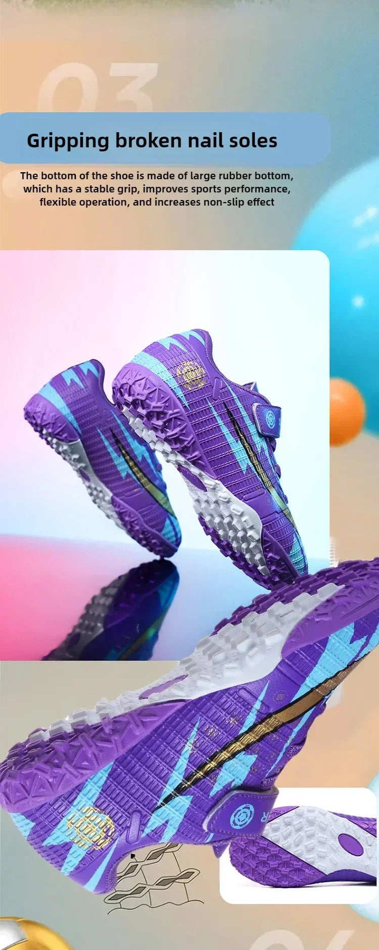 New Child's Football Shoes Society Professional Original Child's Society Cleats Kid Sneakers Indoor Soccer Trainers Youth Sports
