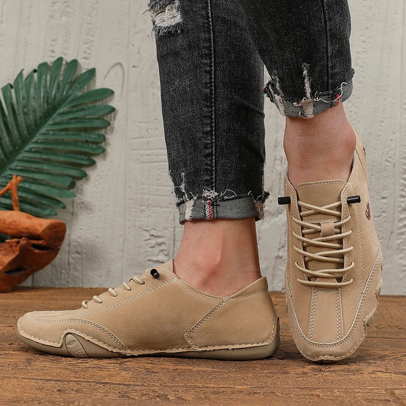 Classic Loafers Trendy Durable Artificial Leather Waterproof Anti Slip Casual Shoes for Outdoor Walking Men’s Motorcycle Boots