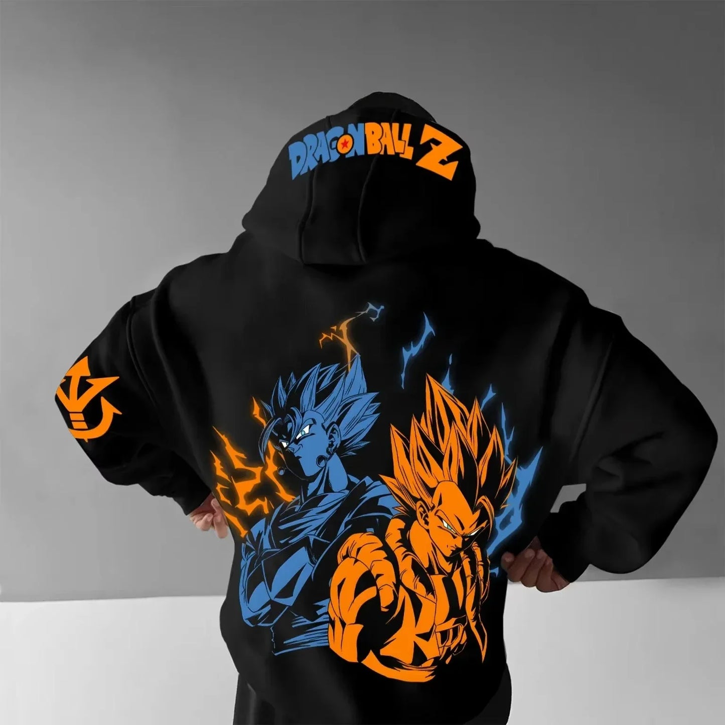 Anime Printing American Hip Hoodie Men's 2025 Autumn/Winter New Casual Loose Y2K Trendy Versatile Parent-Child Top
