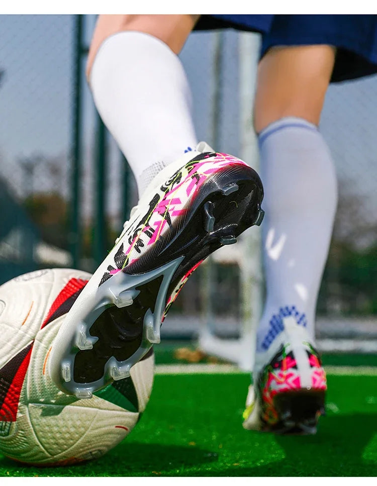 Hot Selling Soccer Shoes Society Professional Grass Training Original Football Field Boots Cleats Indoor Non Slip Futsal Sneaker