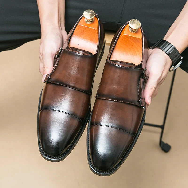 Men's Dress Shoes Classic Wedding Formal Oxford Leather Shoes Men Gentleman Casual Business Social Shoes Man Office Leather Shoe