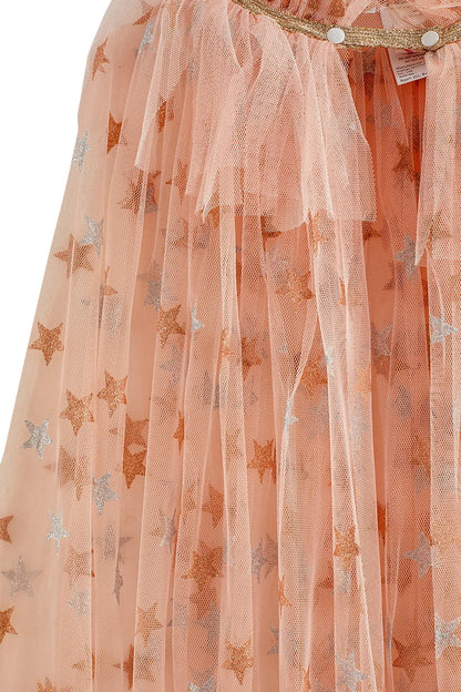 2026 Baby Girls Sequin Shawl Child Xmas Birthday Party Cape Halloween Cosplay Costume Kids Princess Cloak Clothes Christmas Gift