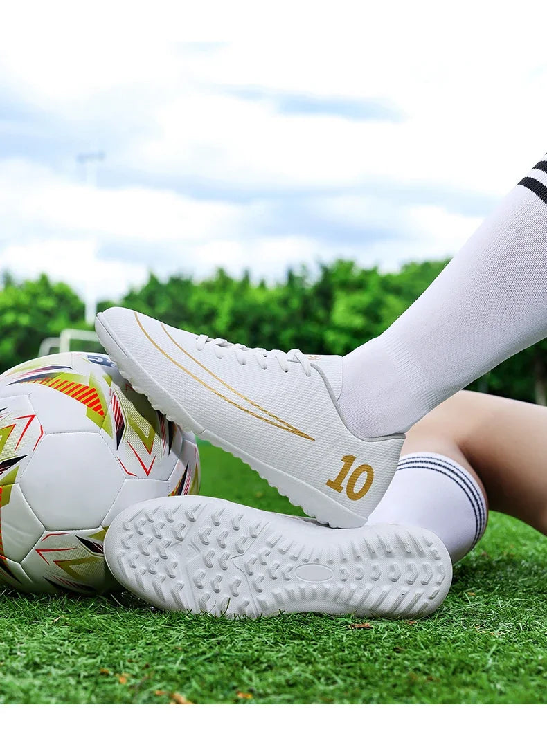 New Men Football Boots Sport Breathable Grass Professional Soccer Shoes High-quality Training Hot-selling Kids Unisex Students