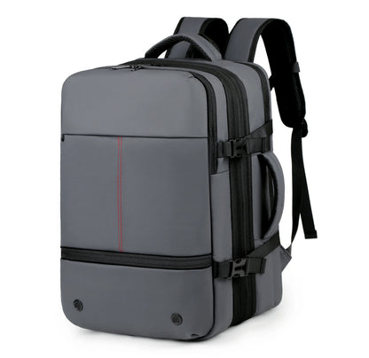 Men's Backpack with Expandable Vacuum Compression, Large Capacity, Dry and Wet Separation, Multifunctional Business Backpack for Short Business Trips