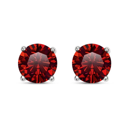 Moissanite Earring S925 Sterling Sliver Plated with 18k White Gold Earring for Women Man Sparkling Fine Jewelry