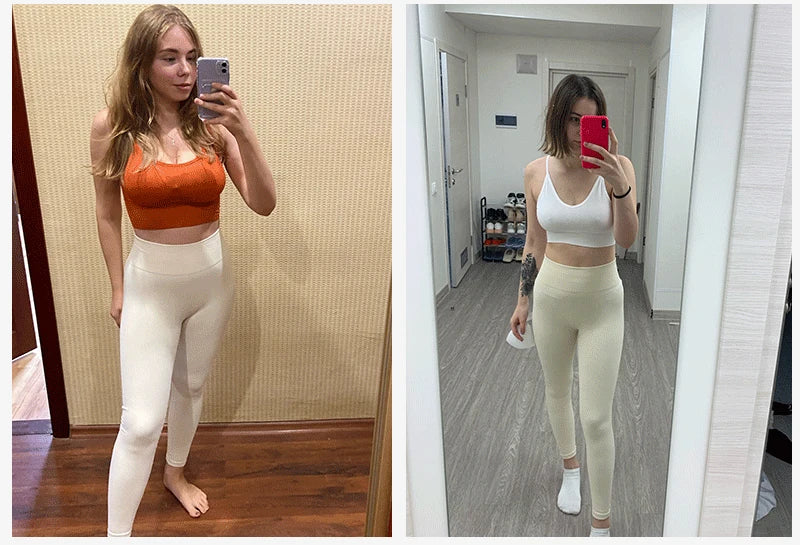 Seamless Fitness Yoga Pants High Waist Push Up Sport Legging Women Super Stretchy Gym Workout Tights Running Pants