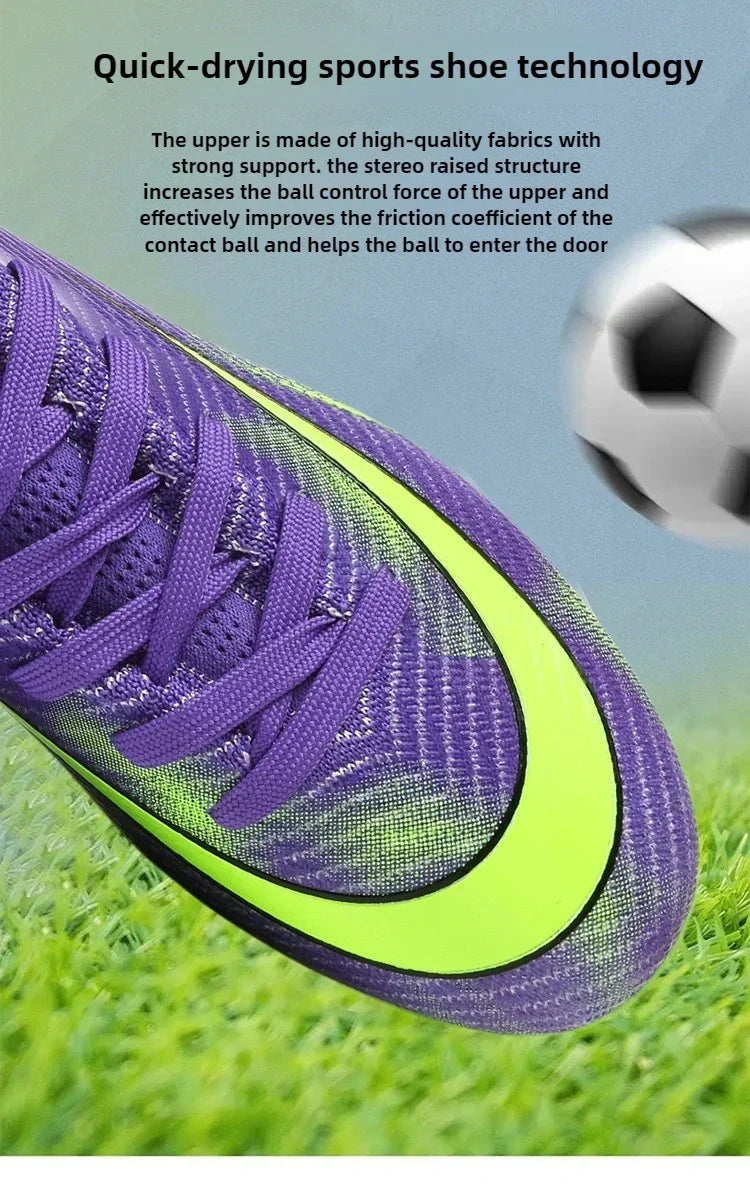 New Men Football Boots Adult Society Original Indoor Professional Women Soccer Shoes Unisex Ultralight Football Shoes Sneakers