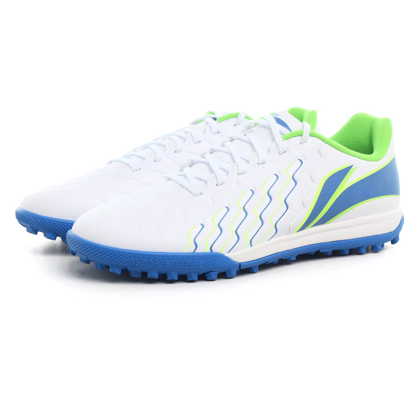 Men's Soccer Shoes Cushion Sports Stable Support Anti-Slippery Wearable LiNing Comfortable Football Sneakers YSTU005