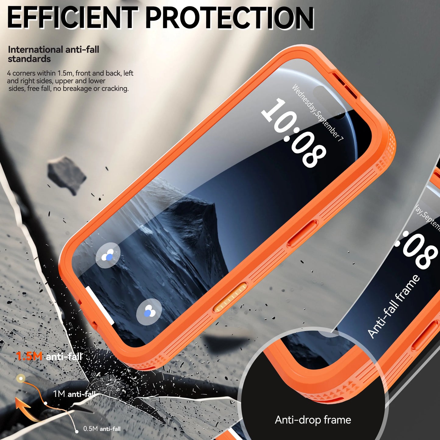Magnetic Waterproof Phone Case for Swimming & Diving - Compatible with iPhone 17/17AIR/17Pro/17Promax