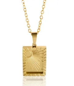 Delicate Stainless Steel Pendant Necklace