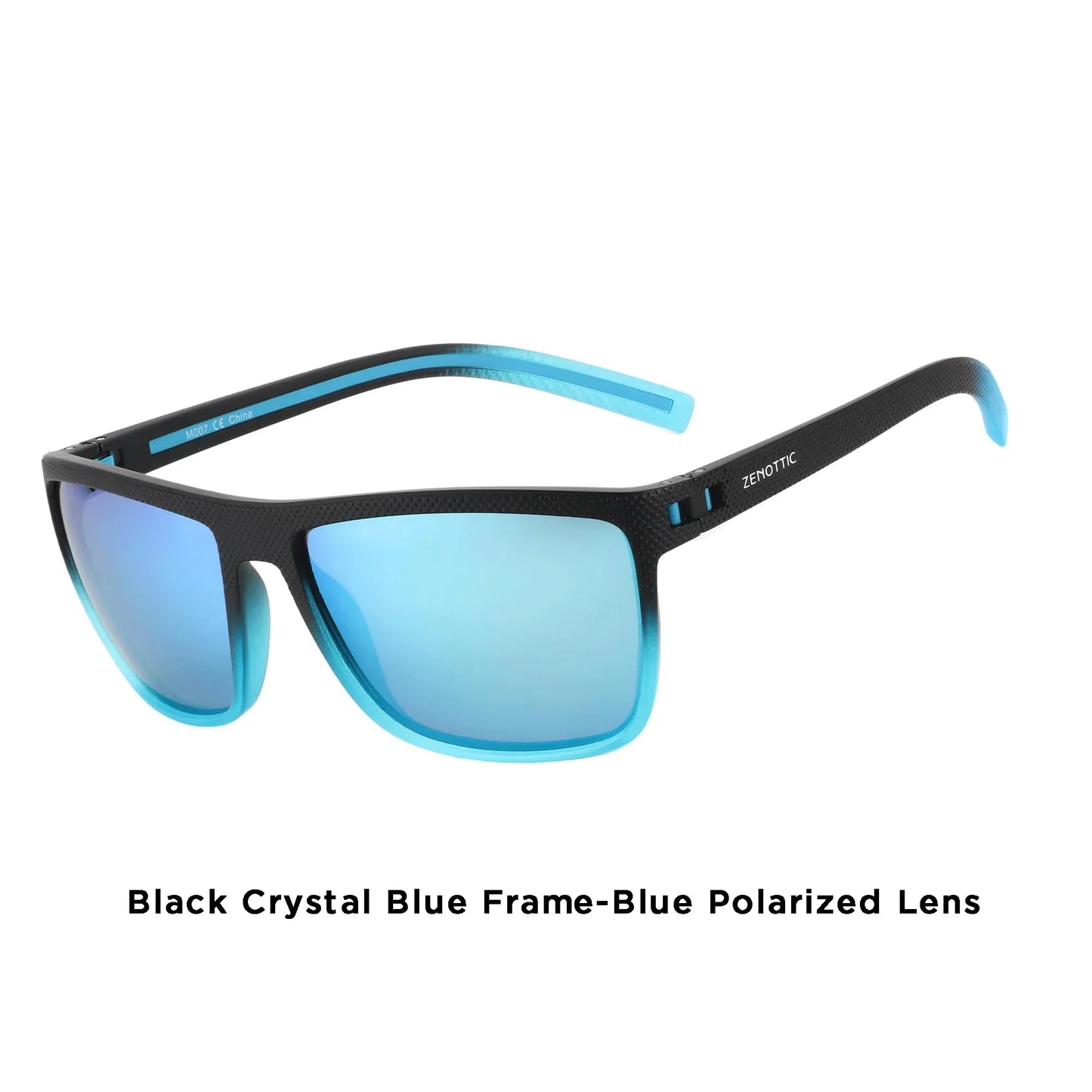 Polarized Sunglasses for Men Lightweight TR90 Frame UV400 Protection Square Sun Glasses