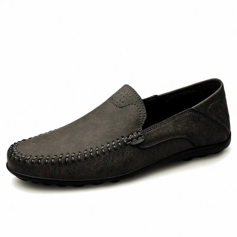 2025 shoes men's lazy one-pedal spot solid color men's shoes summer men shoes British cross-border large-size casual