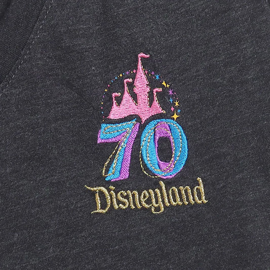 Embroidery T Shirt Women Casual V Neck Short Sleeve Tshirt Top Mickey Cartoon Tee Streetwear