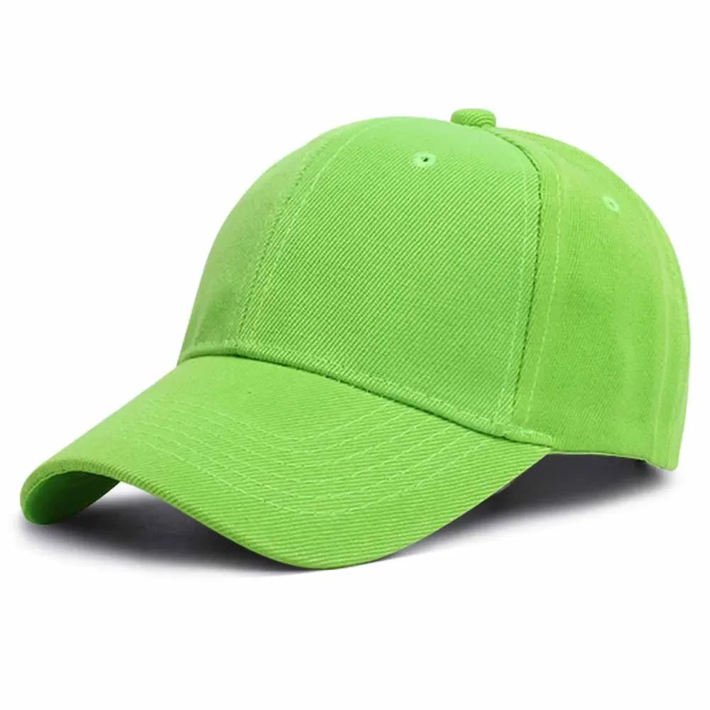 Solid Unisex Baseball Cap 6 Panel Men Caps Daily Womens Summer Hat Curved Brim Adjustable Red White Purple Grey Black