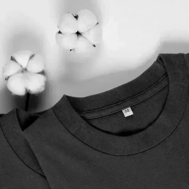 A Men's Princess Safety Pattern T-shirt Suitable for Both Men and Women, Summer Printed 100% Pure Cotton Loose Casual T-shirt