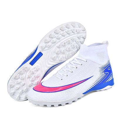 New Men Football Boots Kids Ankle Cleats Grass Soccer Shoes Futsal Indoor Sport Match Training TF/FG Hot-selling High-quality