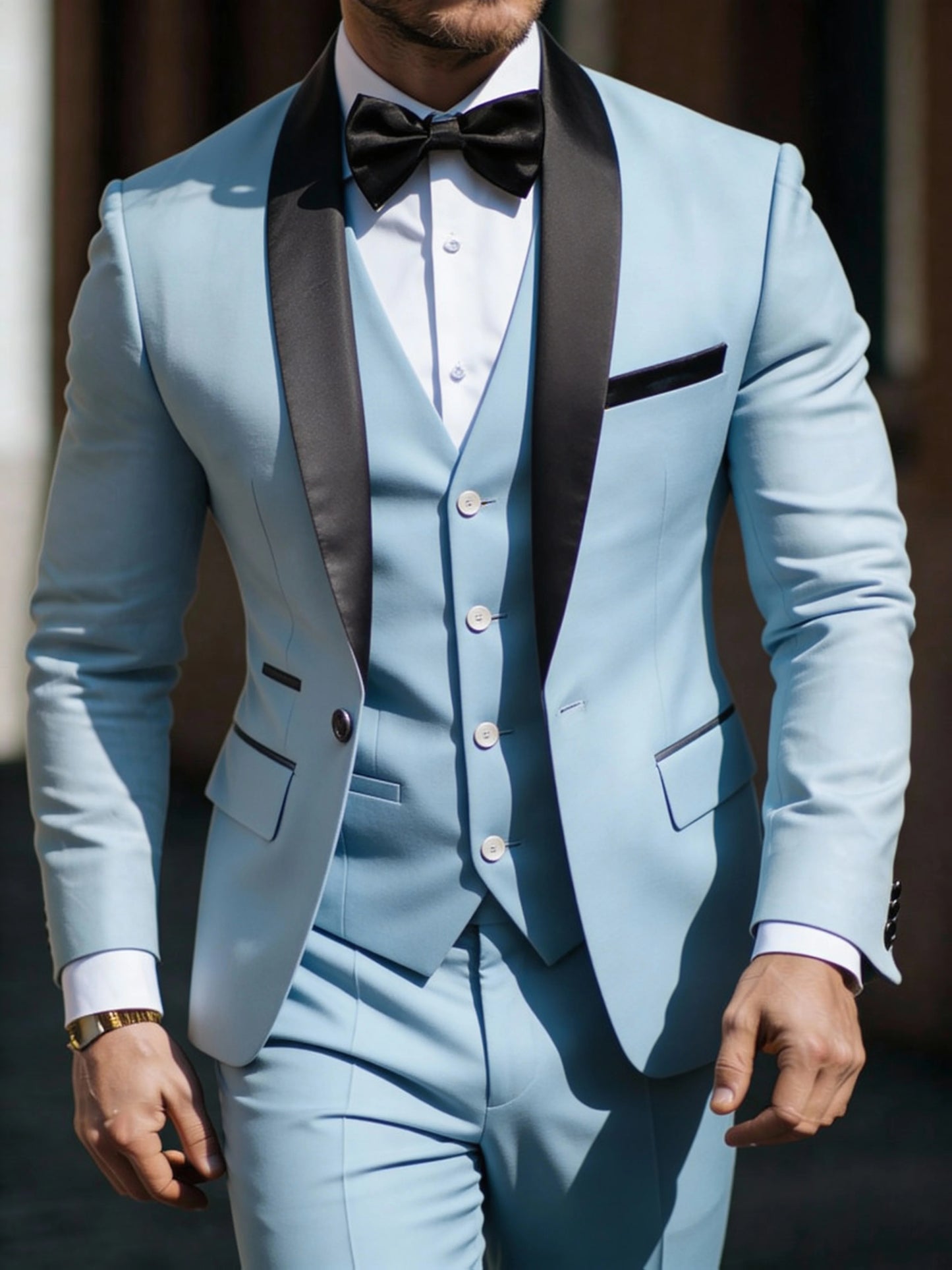 Men's 3pcs Suit Set Jacket Vest Pants, Prom Party Wedding Business Suits for Men мускульный костюм wedding suits for men