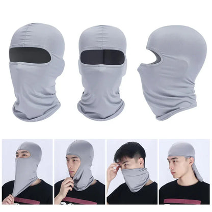 Full Face Mask Hiking Cycling Camping Hunting Airsoft Cap Bike Head Cover Summer Men Women Ski Mask Hiking Scarves