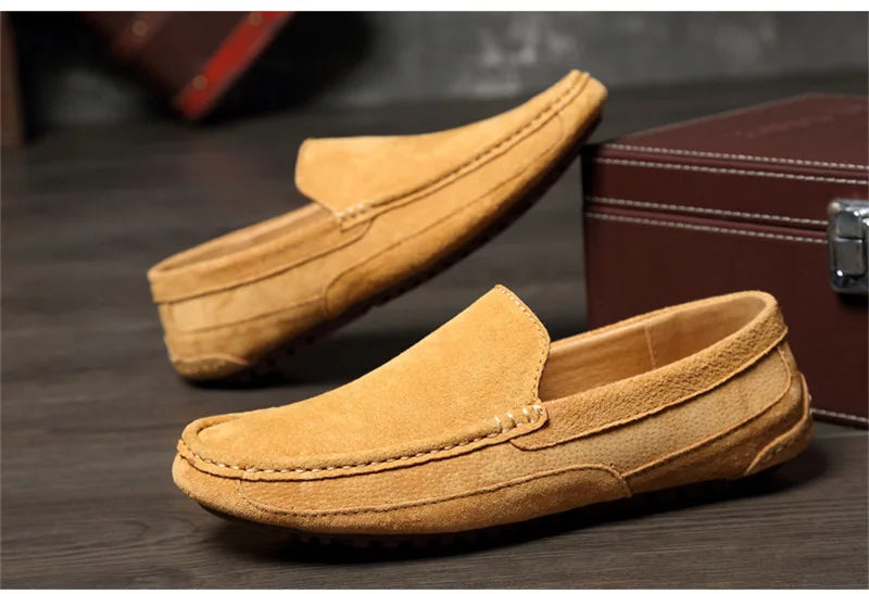 Leather Man Loafers Luxury 2022 Casual Shoes For Men Boat Shoes Handmade Men Slipon Driving Shoes Male Moccasins Zapatos