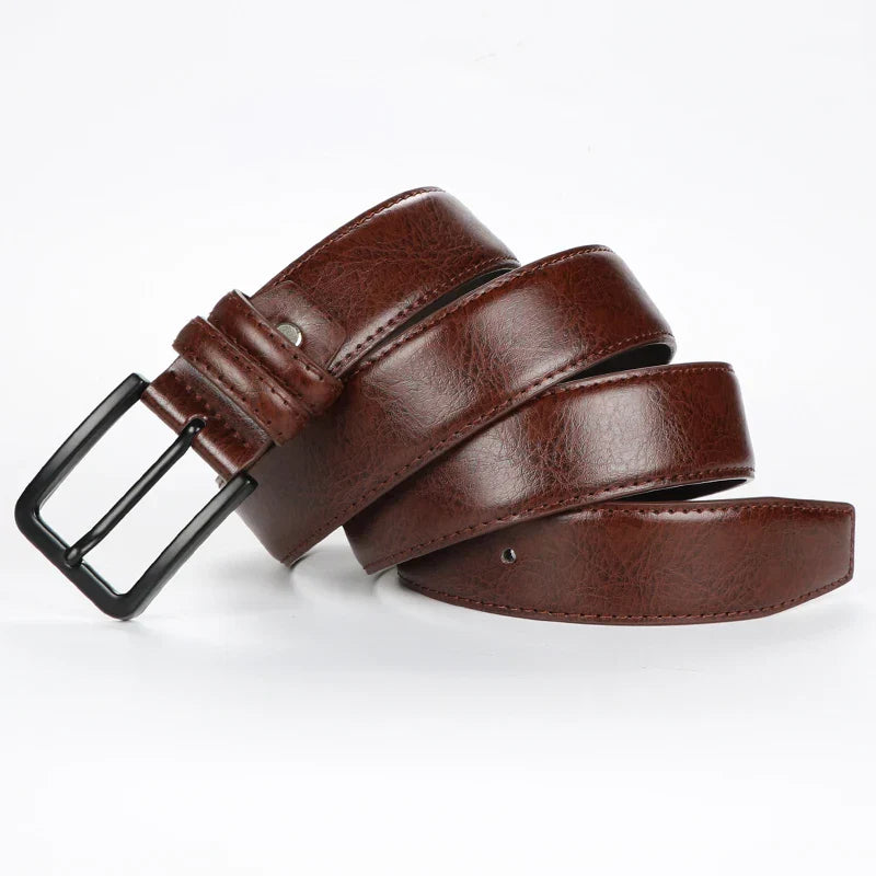 men's leather pin buckle casual retro leather belt youth jeans belt, Father's Day Gift
