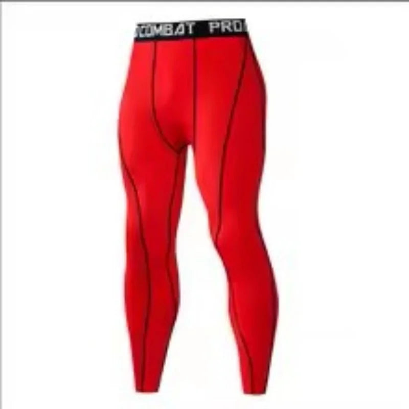 Men Compression Tight Leggings Running Sports Male Gym Fitness Jogging Pants Quick Dry Trousers Workout Training Yoga Bottoms