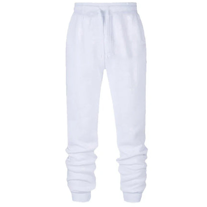 Men's Athletic Trainning Joggers Casual Loose Fit Sweatpants Spring Fall Fleece Lined Pants Elastic Waist Drawstring Trousers