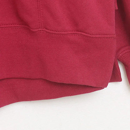Embroidery Sweatshirt Women O Neck Pullover Tops Female Casual Loose Jumper Oversized Unisex Couple