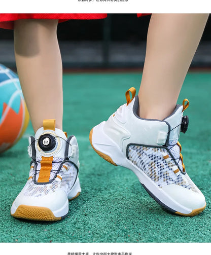 New high-quality breathable and fashionable casual basketball shoes for children and boys