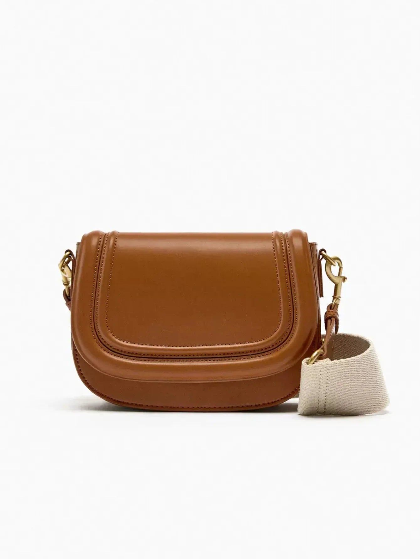 Saddle bag, shoulder bag, popular foreign trade bag, 2024 new wide shoulder strap, diagonal cross armpit, cross-border wholesale