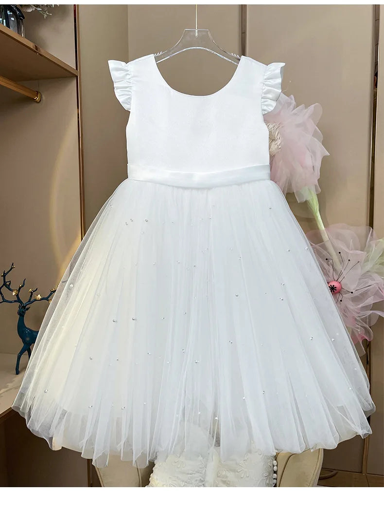 2026 Girls Princess Tutu Dress Flower Girl Gown Piano Performance Host Outfit Party Dress prom dresses girls dresses