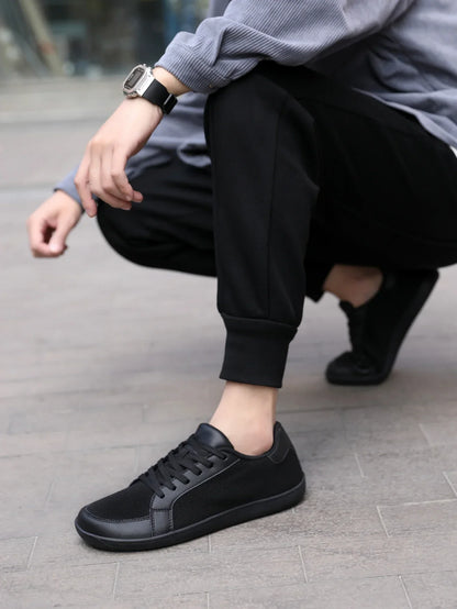 Wide Toe Casual Shoes for Men and Women Barefoot Soft Sole Flats Non Slip Walking Footwear Plus Size Comfortable