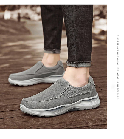 Men's Shoes Comfortable Canvas Shoes Breathable Loafers Men's Walking Sports Shoes Men's Trendy Casual Sports Shoes